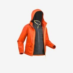 MR Jassen Winkel 64 Quechua Waterdichte 3-in-1-wandeljas Voor Kinderen SH100 Warm +3,5°C 7-15 Jaar